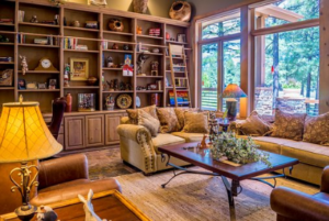 inside a house 